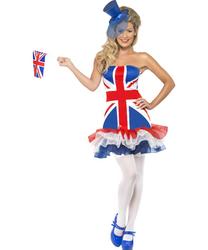 View Item Ladies Fever Rule Britannia Tutu Dress Costume